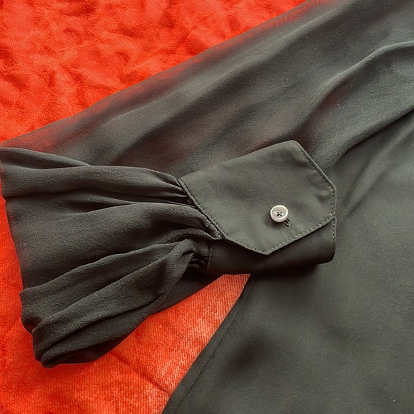 Alexander Berardi New York women hand crafted silk blouse button down shirt - Picture 3 of 8